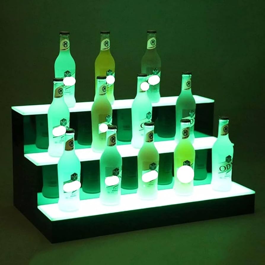 LEDライト付きボトルディスプレイ Amazon｜LEDライト付き酒ボトルディスプレイシェルフ、 酒瓶